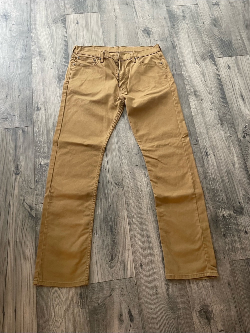 Men’s Levi's Straight Fit Pants in khaki
